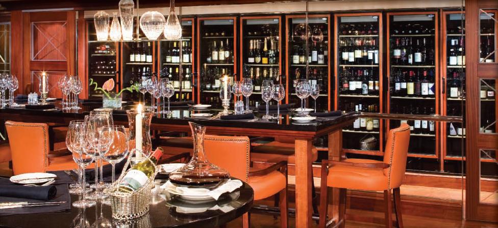 AZAMARA CRUISES WINE CELLAR RESTAURANT